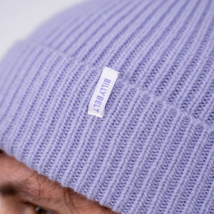 Unisex Wool Beanie - Lilac - Harman Shop & Atelier