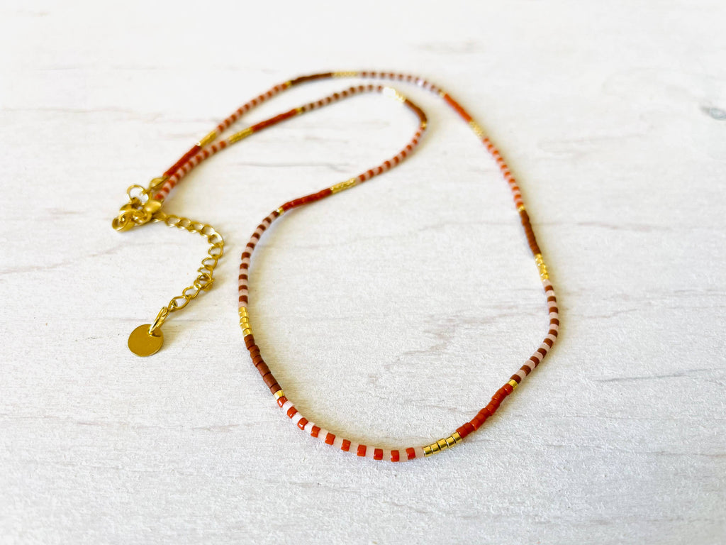 Miyuki Necklace with Stainless Steel Hook - C034 - Harman Shop & Atelier