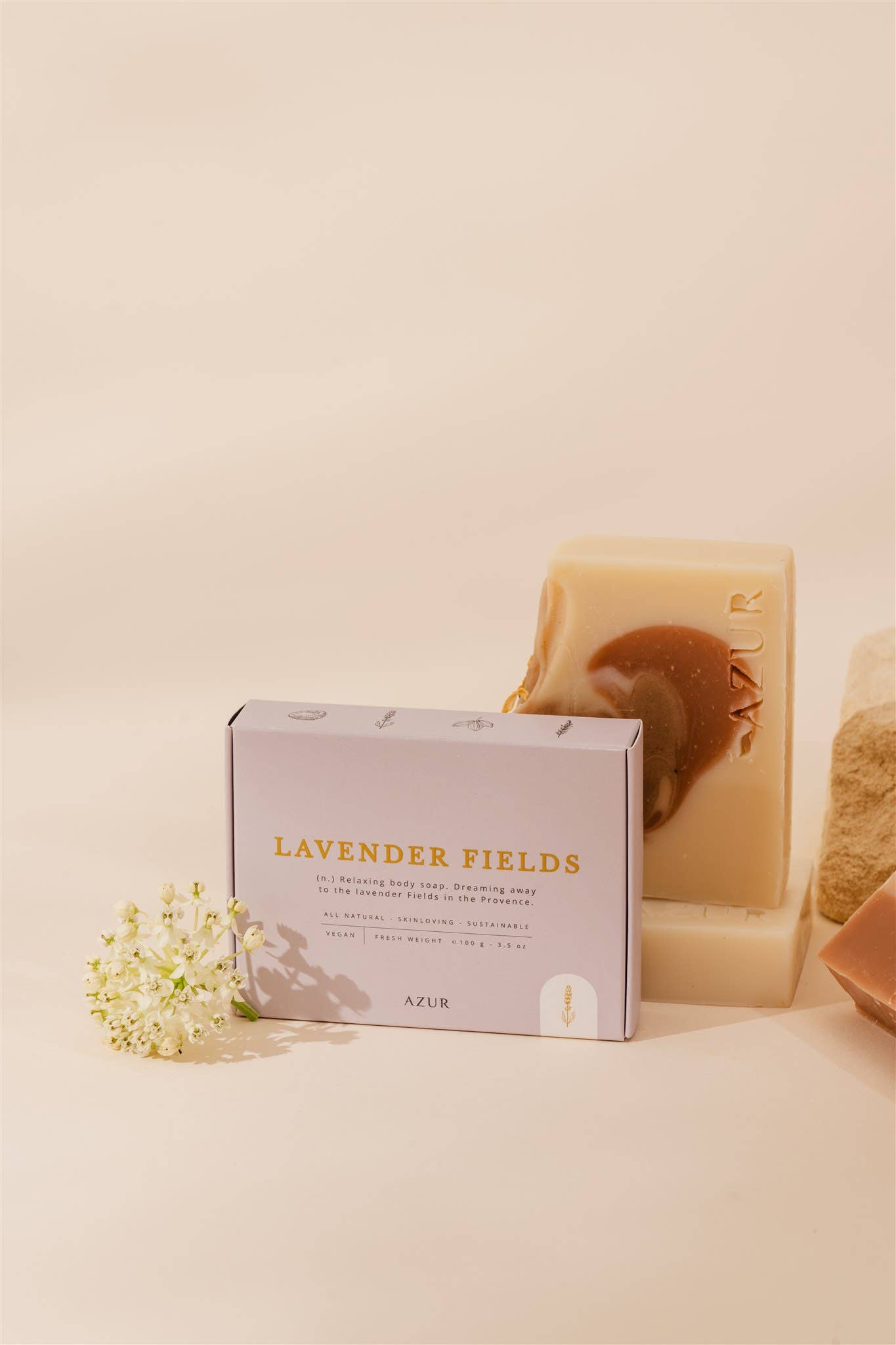 Natural Soap - Body Bar - Lavender Fields - Harman Shop & Atelier