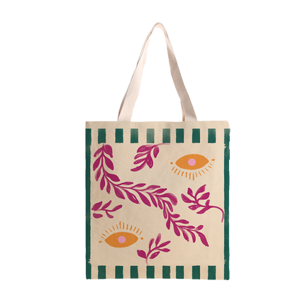 100% Cotton Tote Bag - Botanical