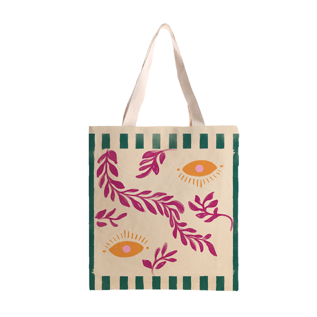 100% Cotton Tote Bag - Botanical