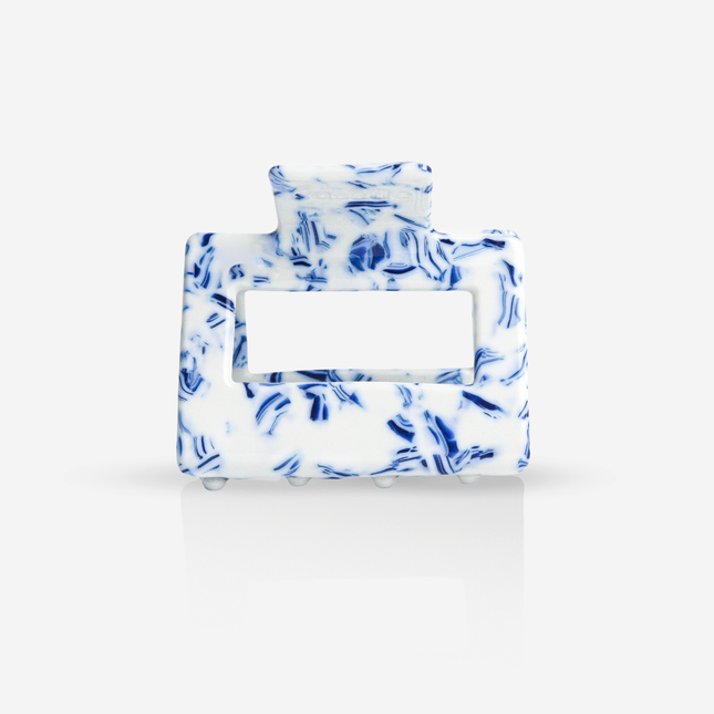 Cellulose Acetate Hair Clip - Liberty Porcelain