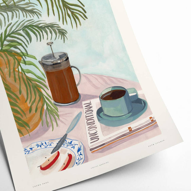Poster - Laura - Coffee Morning - 50x70 cm - Harman Shop & Atelier