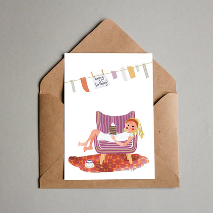Postcard - Happy Birthday - Harman Shop & Atelier