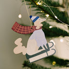 Grappige hond - Kerstversiering