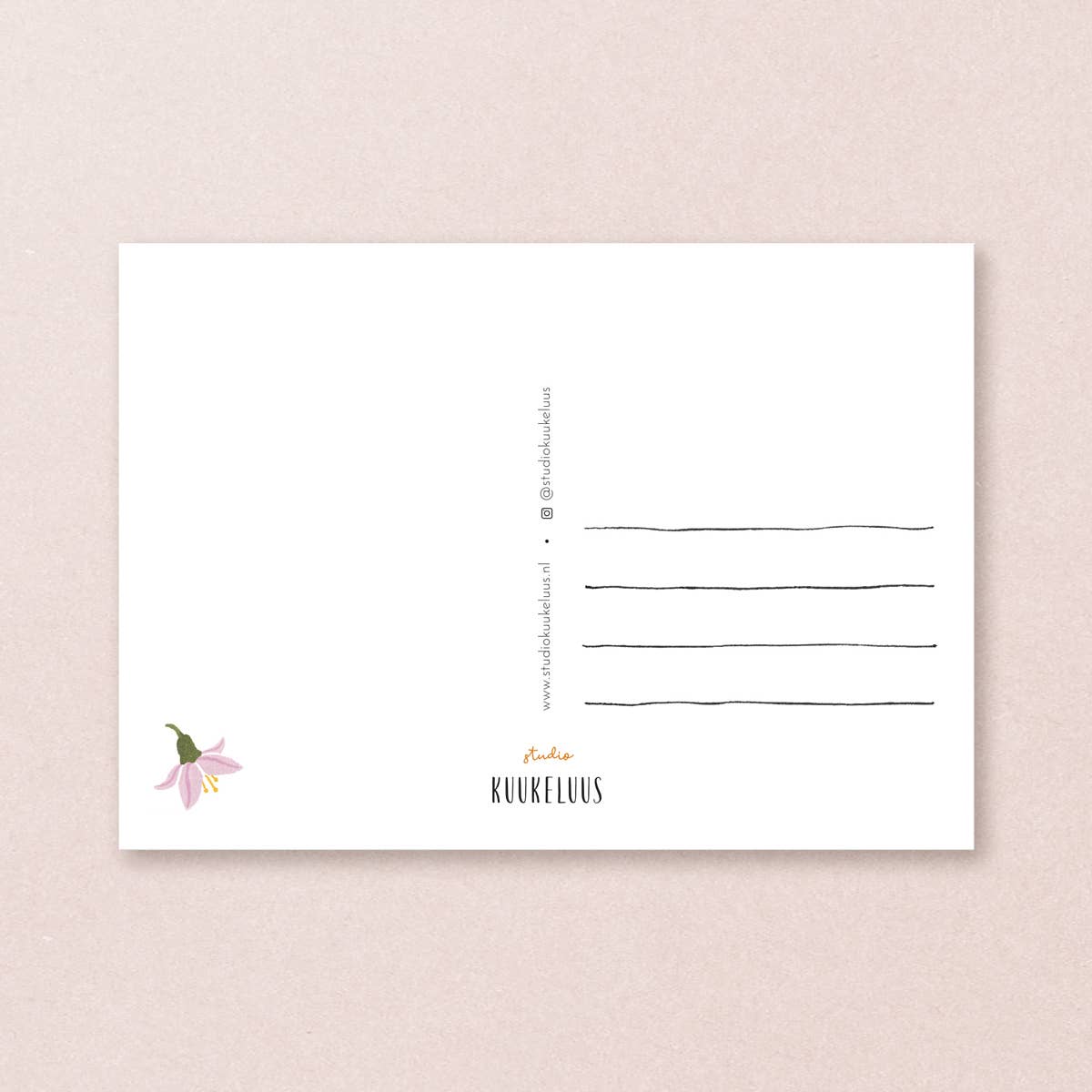 Postcard song thrush - Harman Shop & Atelier