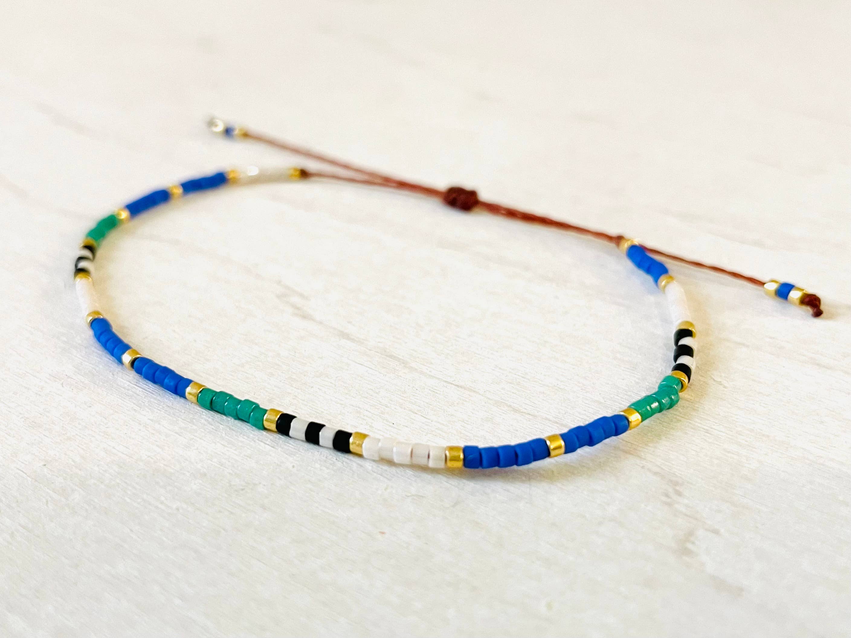 Adjustable Miyuki Bracelet - Seed Bead - 118 - Harman Shop & Atelier