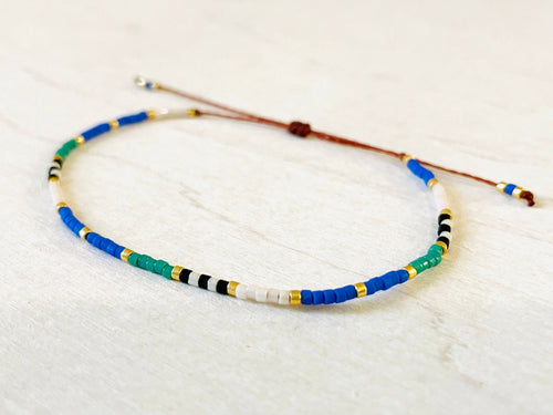 Adjustable Miyuki Bracelet - Seed Bead - 118 - Harman Shop & Atelier