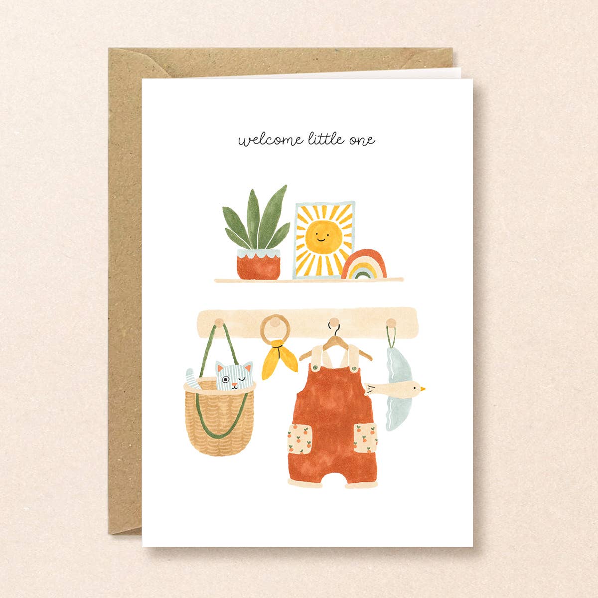 Sun baby card - Welcome little one - Harman Shop & Atelier