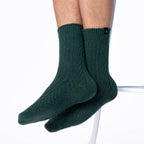 Wool Socks - Green - One size: 41/46