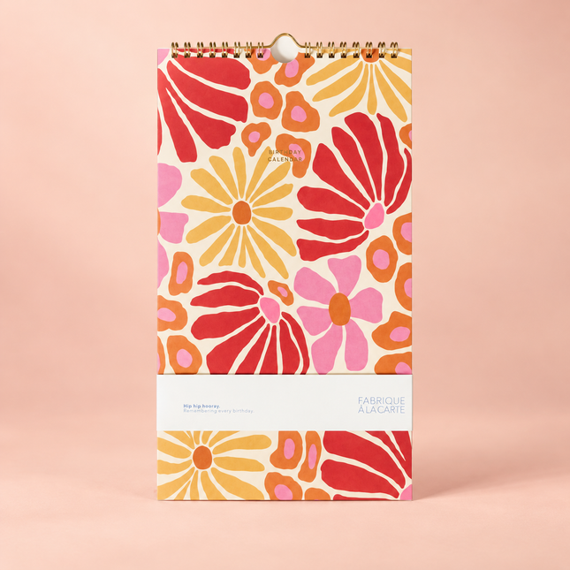 Fabrique Birthday Calender - Flowers