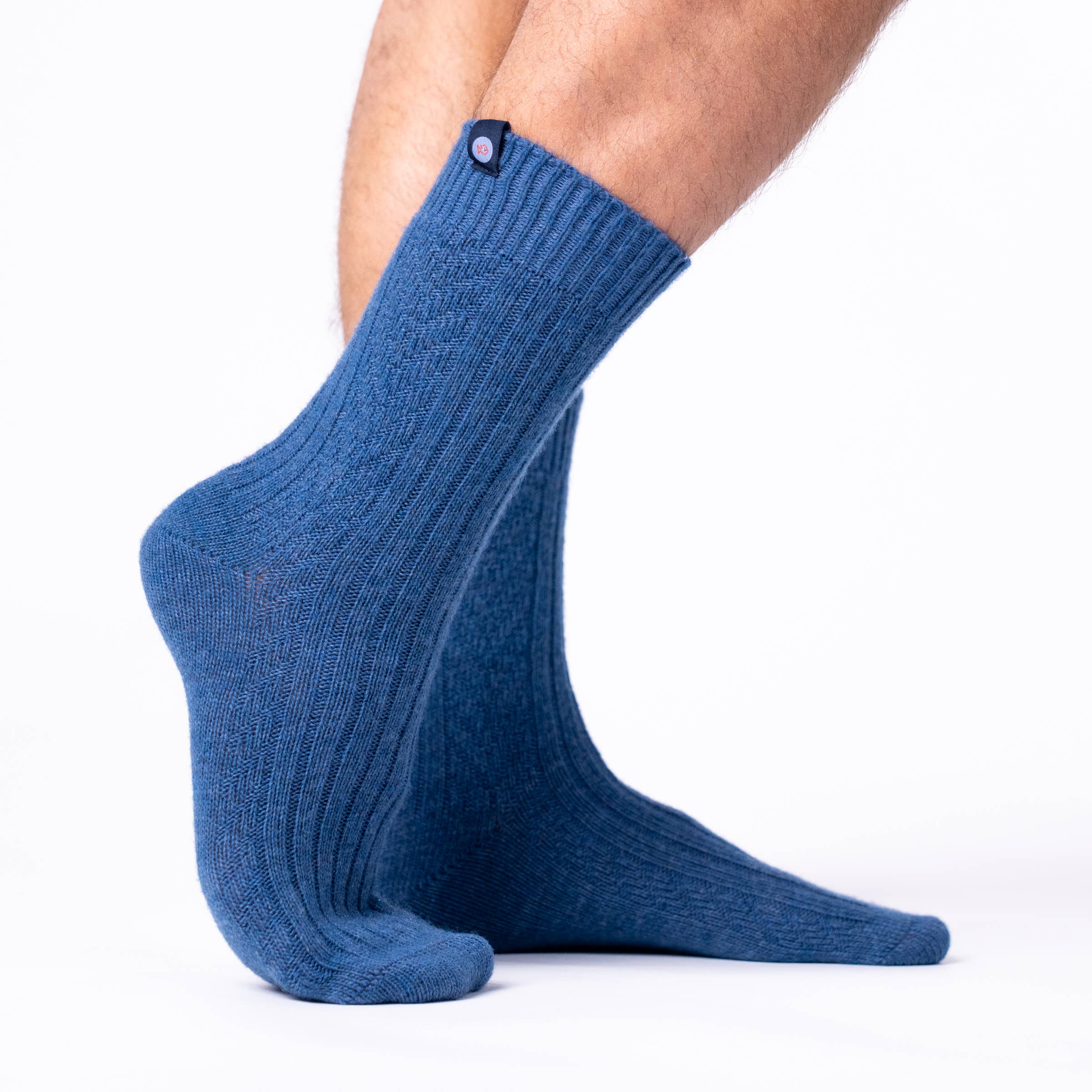 Wool Socks - Blue - One size: 41/46