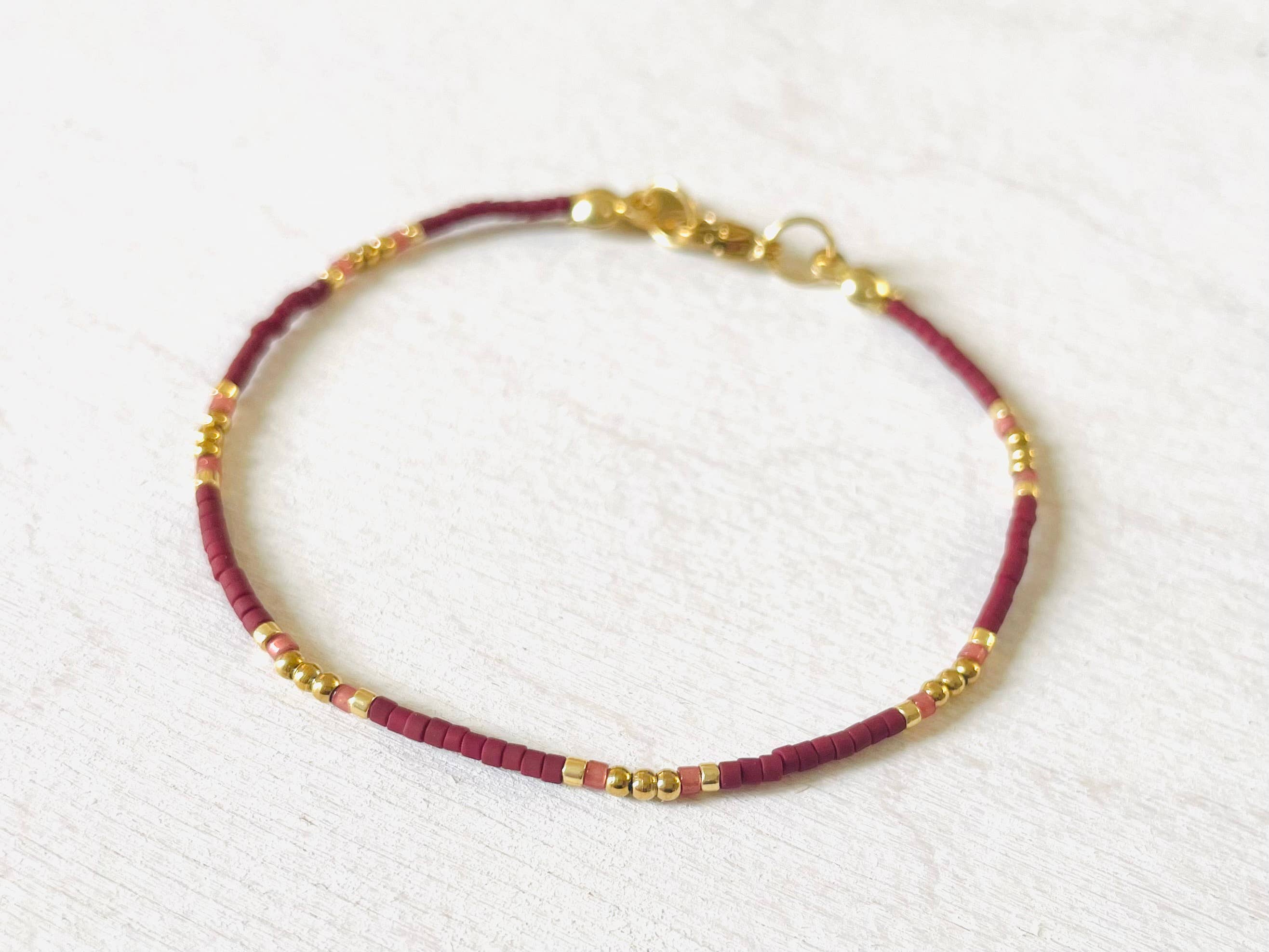 Miyuki Bracelet with Stainless Steel Hook - N026 - Harman Shop & Atelier