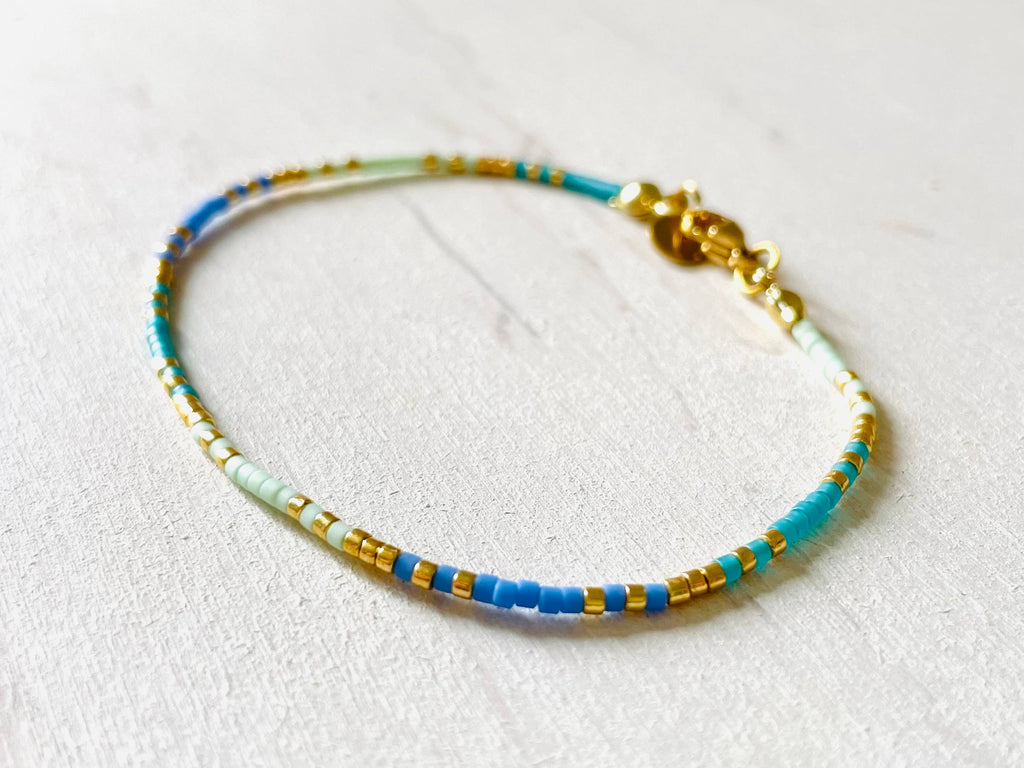 Miyuki armband met roestvrijstalen haak - N011