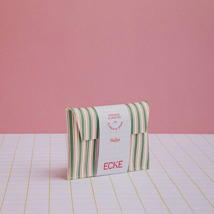 Card holder - Green Stripes