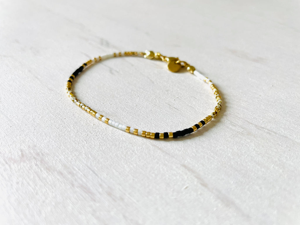 Miyuki Bracelet with Stainless Steel Hook - N004 - Harman Shop & Atelier