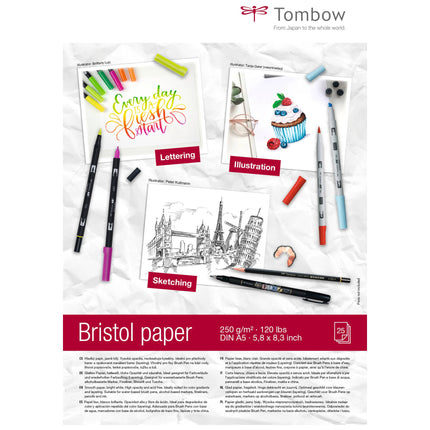 Tombow Urban Sketching Set + Bristol Paper DIN A5 Bundle - Harman Shop & Atelier