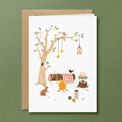Christmas Card - Winter Picnic