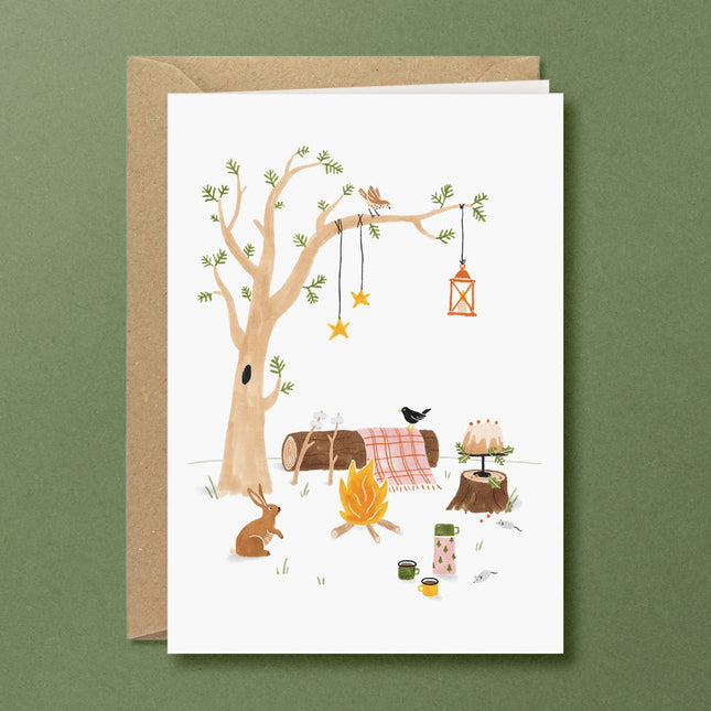 Christmas Card - Winter Picnic
