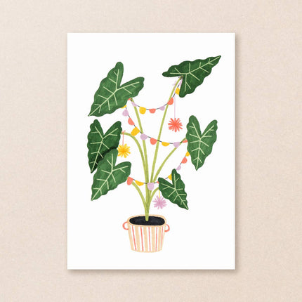 Postcard Party Plant - Harman Shop & Atelier