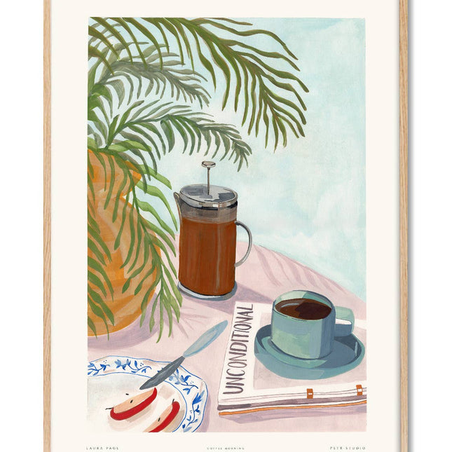 Poster - Laura - Coffee Morning - 30x40 cm - Harman Shop & Atelier