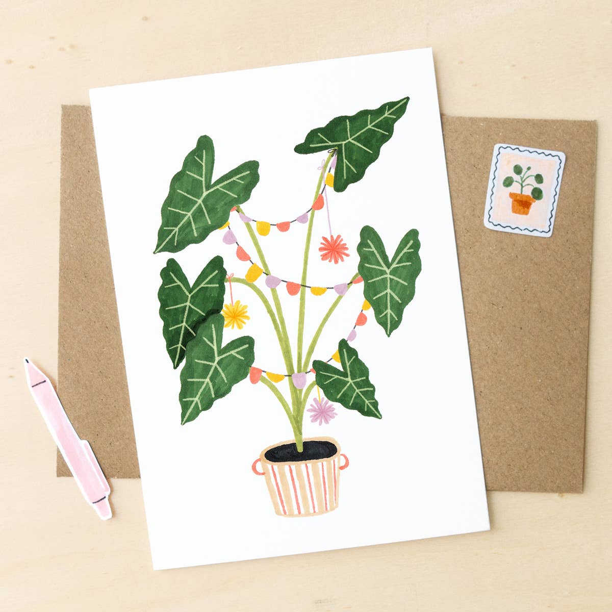 Postcard Party Plant - Harman Shop & Atelier
