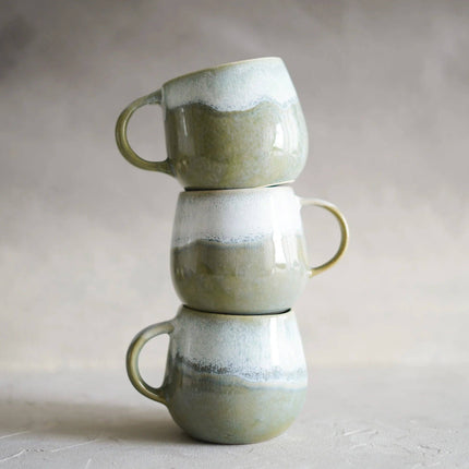 Handmade Ceramic Mug - Oasis - Green - 290ml - Harman Shop & Atelier