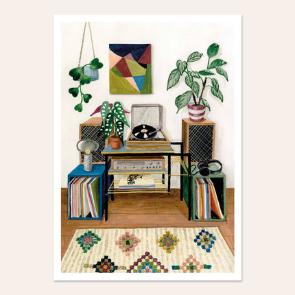 Poster - Jungle Vinyl - A4 - Harman Shop & Atelier