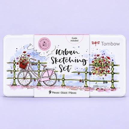 Tombow® Urban Sketching Bundle with Bristol Block DIN A5