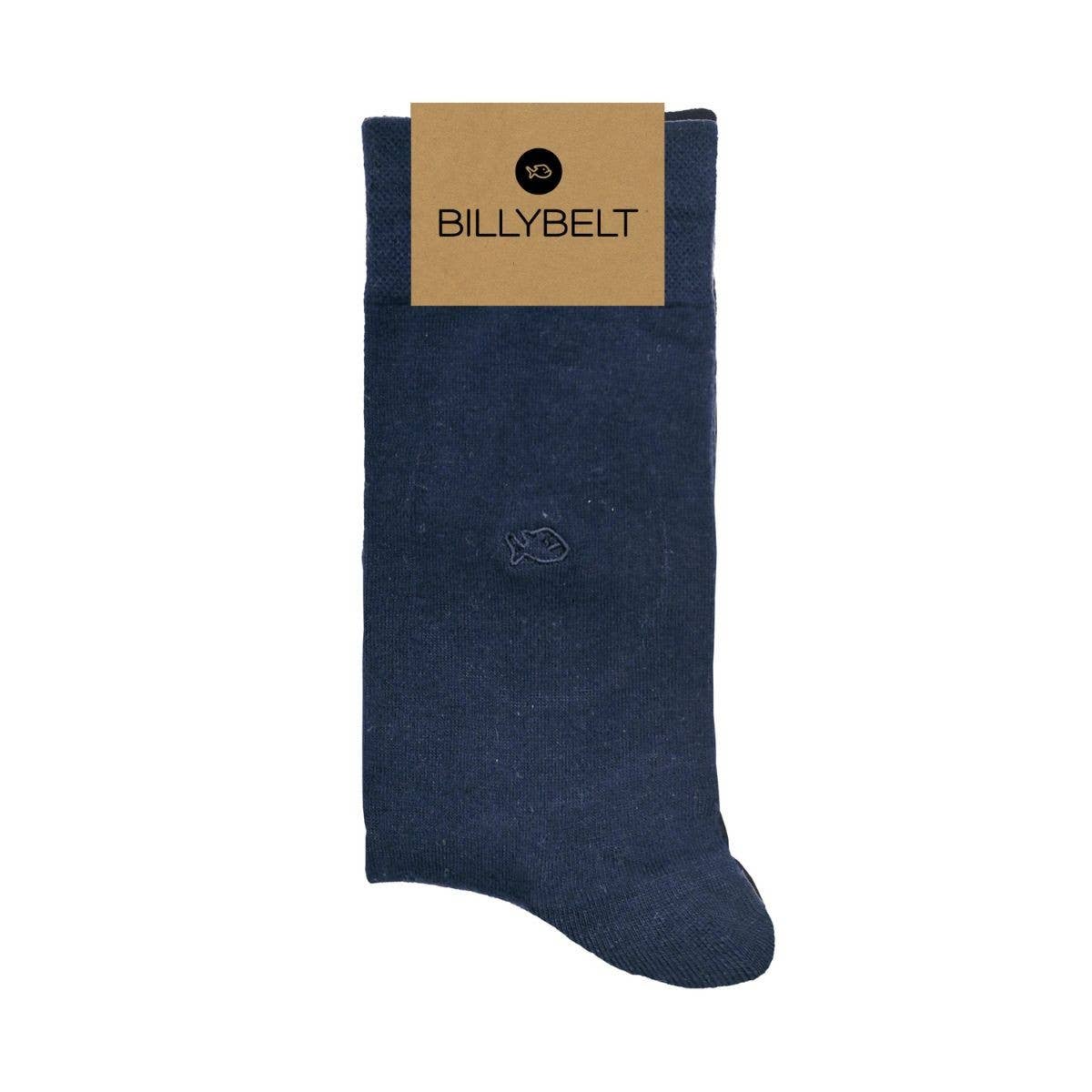 Bamboo Socks - Navy blue - One size: 41/46