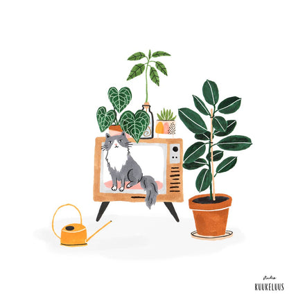 Plants Happy Birthday Card - Harman Shop & Atelier