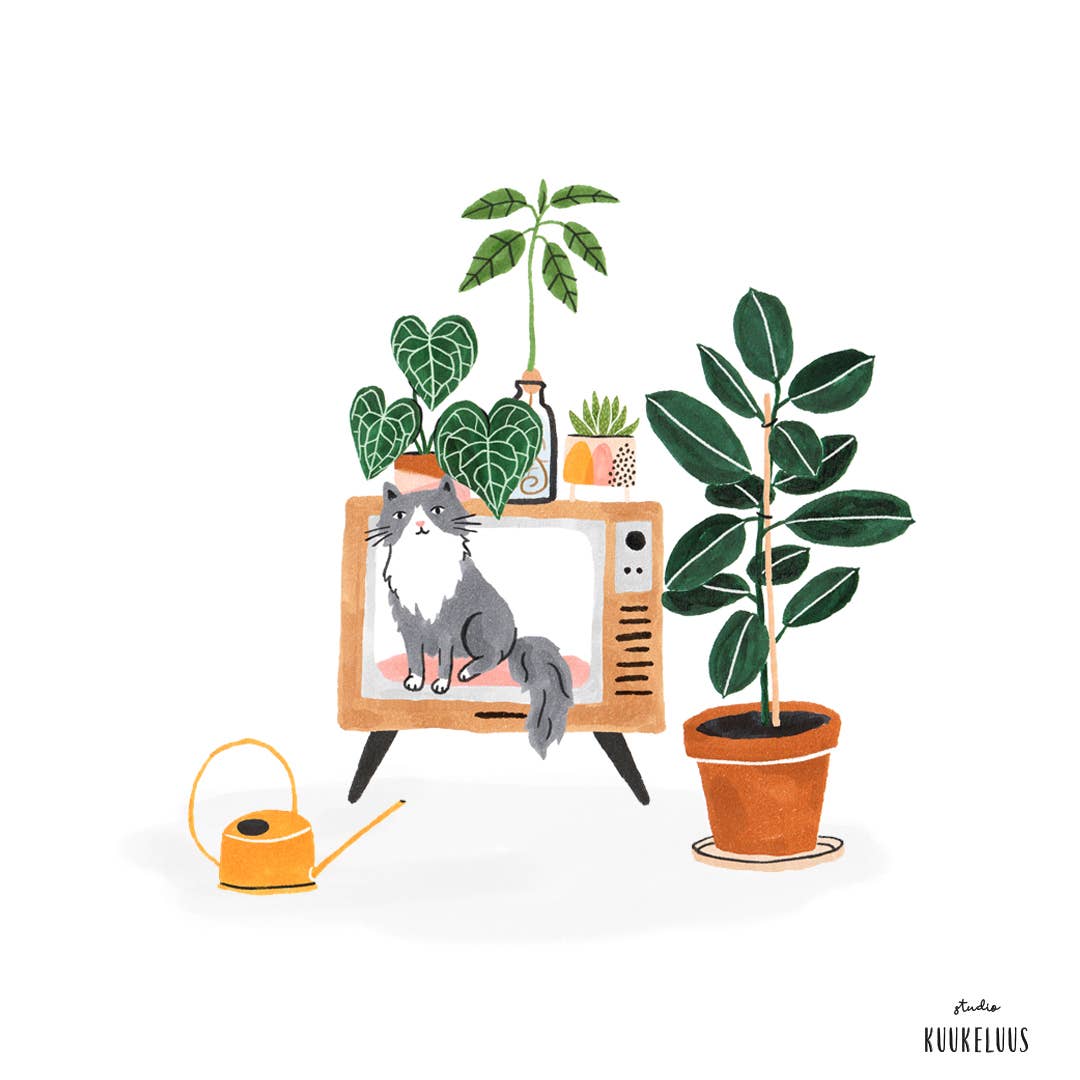 Plants Happy Birthday Card - Harman Shop & Atelier