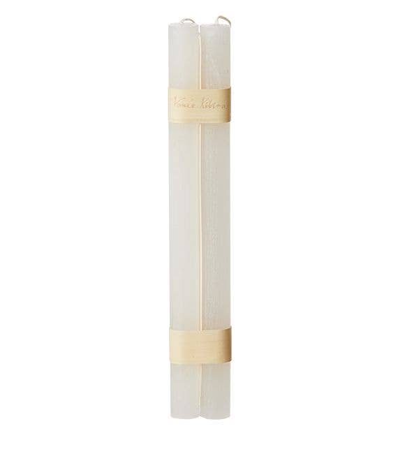 Timber Taper Candles, set van 2 - Sneeuwwitje