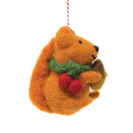 Felt Christmas Decoration - Squirrel - Harman Shop & Atelier