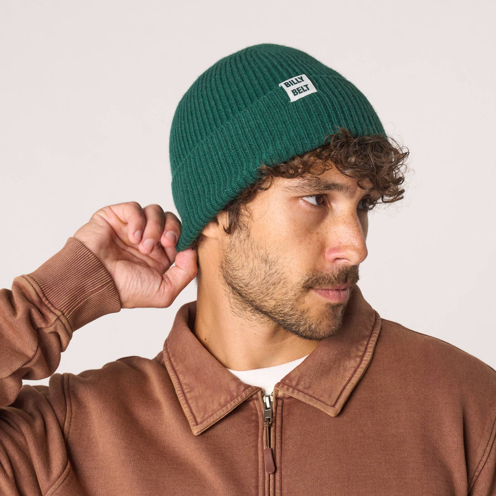Unisex Wool Beanie - Green - Harman Shop & Atelier