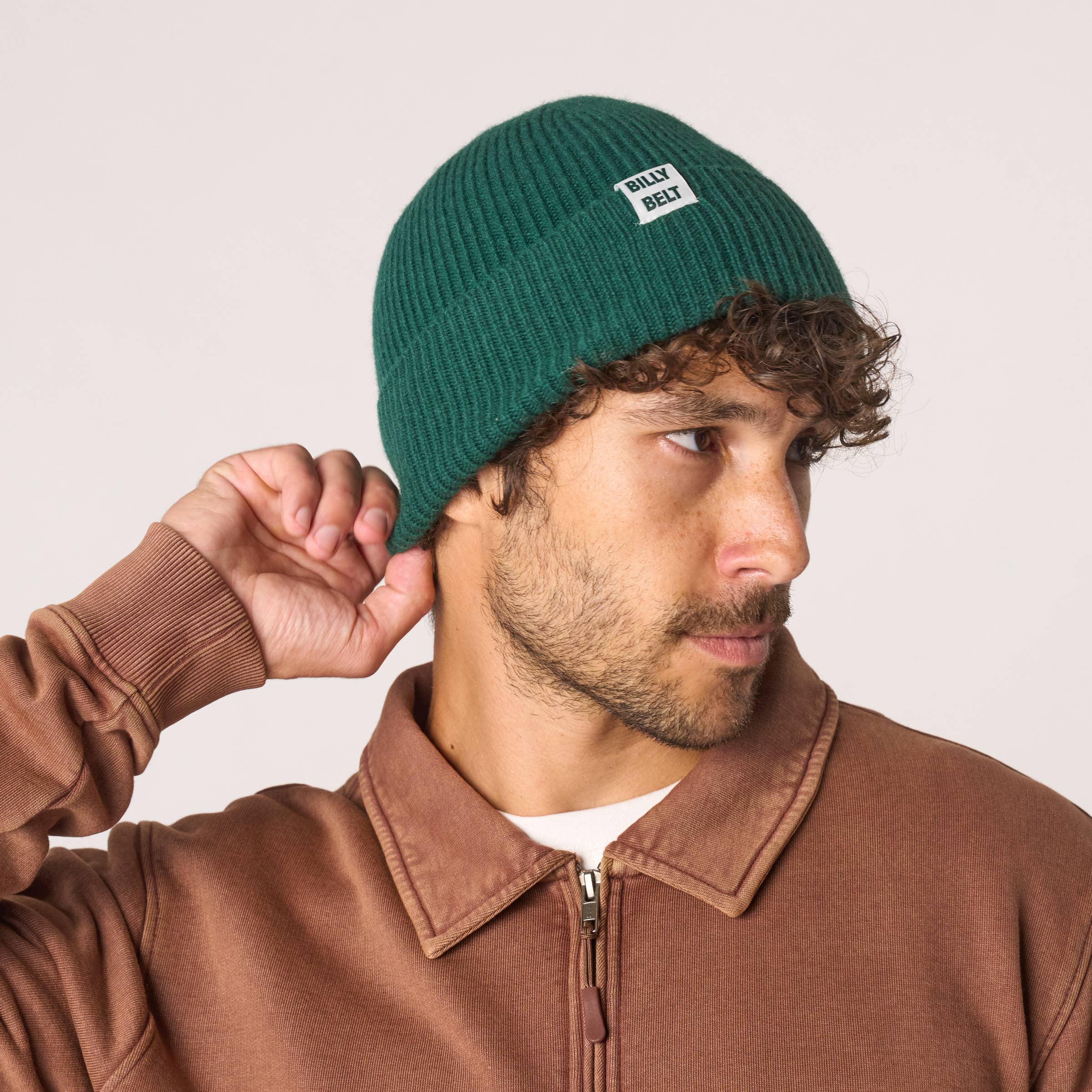 Unisex Wool Beanie - Green - Harman Shop & Atelier