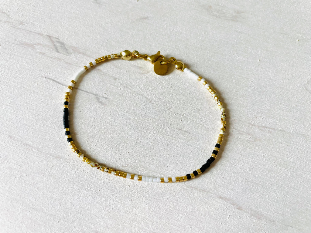 Miyuki Bracelet with Stainless Steel Hook - N004 - Harman Shop & Atelier