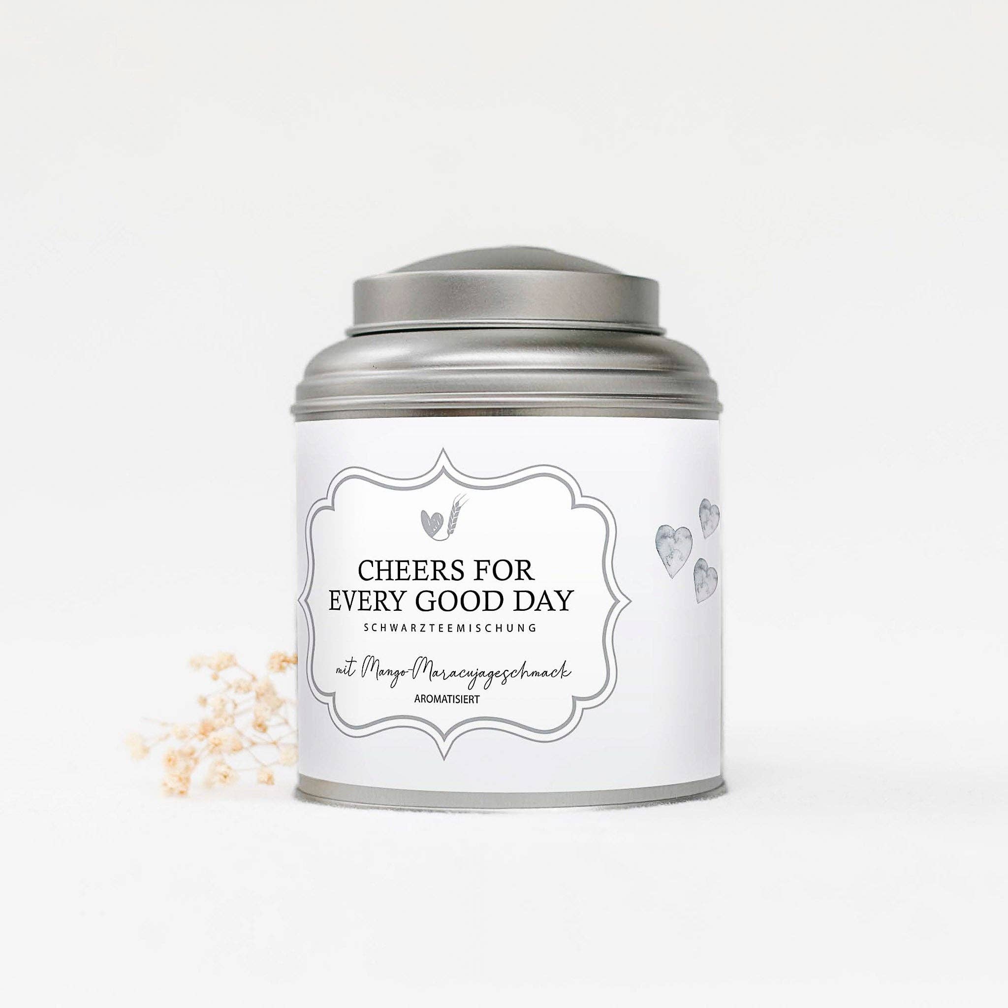 Black Tea Blend with Mango-Passion Fruit Flavor - Cheers for every good day