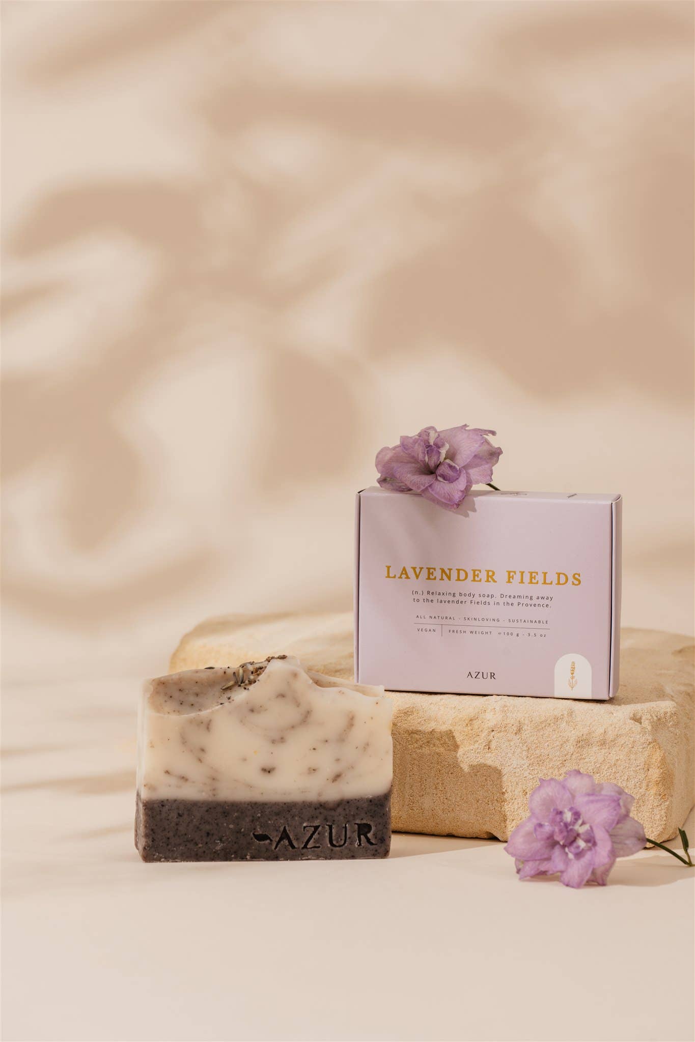 Natural Soap - Body Bar - Lavender Fields