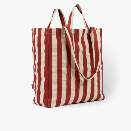 Organic Tote - Stripes - Pink - Harman Shop & Atelier
