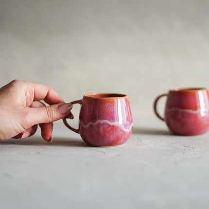 Handmade Ceramic Cup - Marshmallow - Pink - 100ml - Harman Shop & Atelier