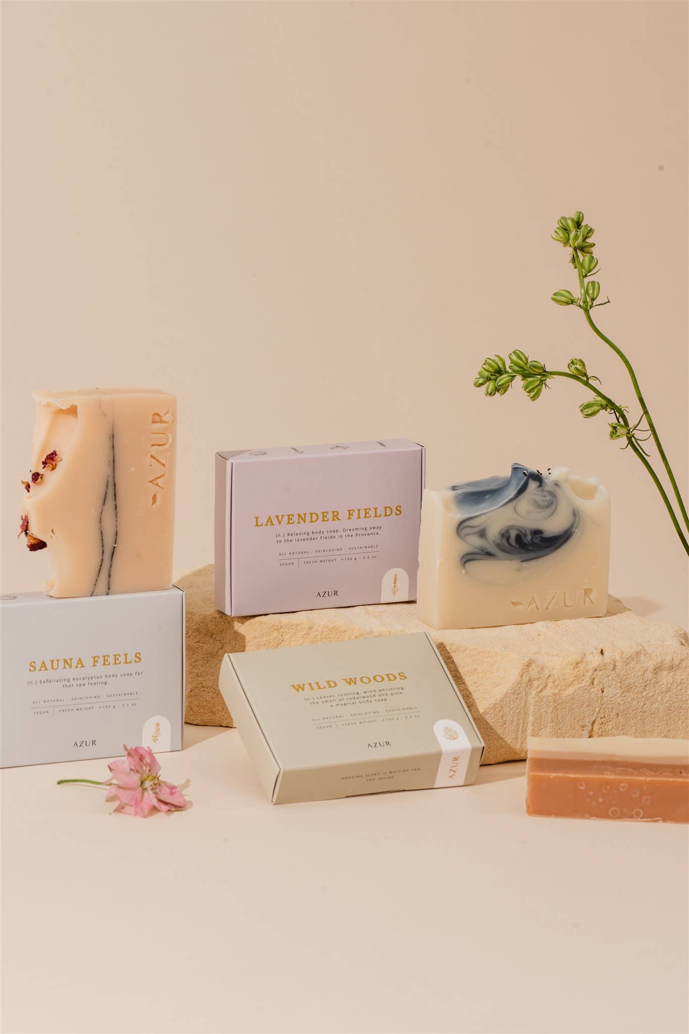 Natural Soap - Body Bar - Lavender Fields