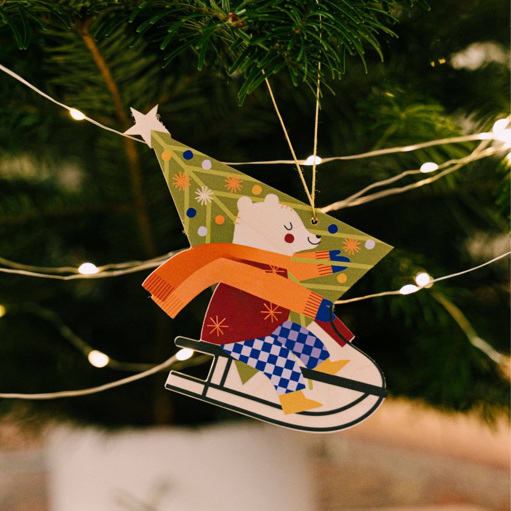 Beer - Kerstversiering