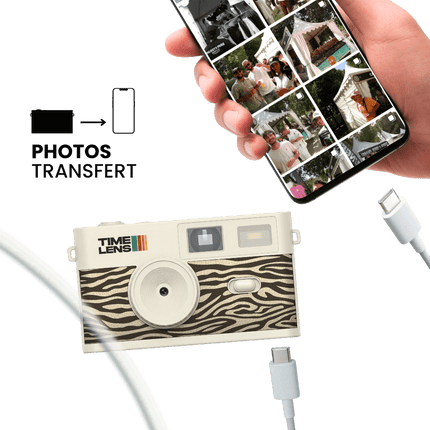 TimeLens® Cream Zebra camera