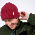 Unisex Wool Beanie - Bordeaux - Harman Shop & Atelier