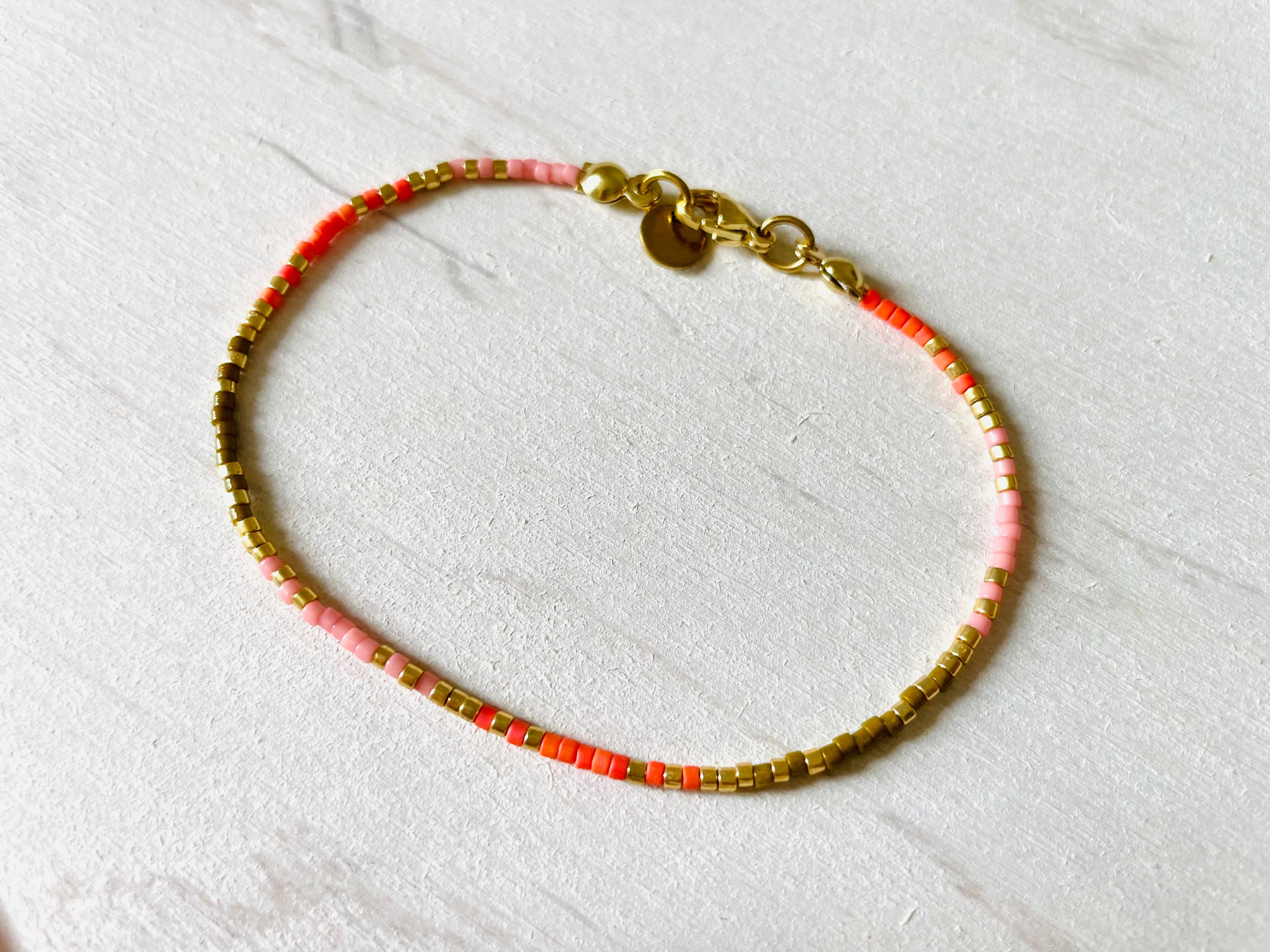 Miyuki Bracelet with Stainless Steel Hook - N005 - Harman Shop & Atelier