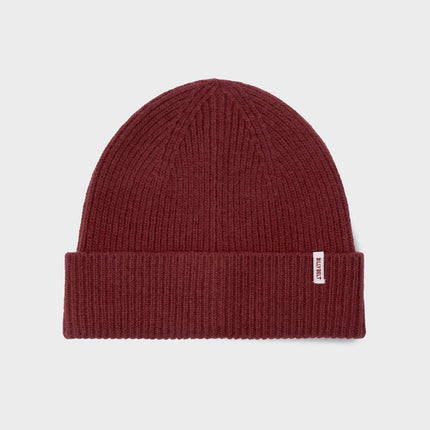 Unisex Wool Beanie - Bordeaux - Harman Shop & Atelier