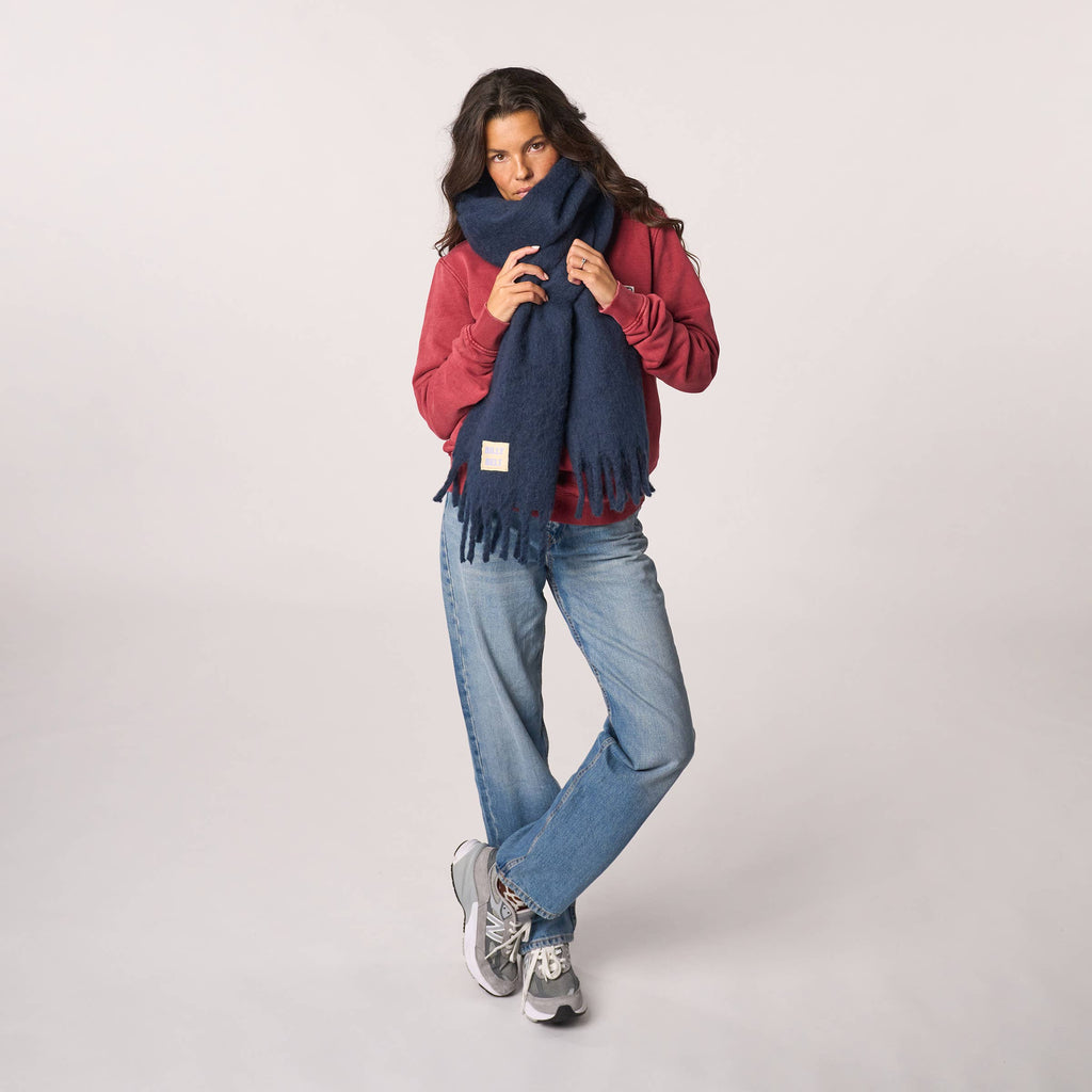 Unisex Sjaal - Marineblauw