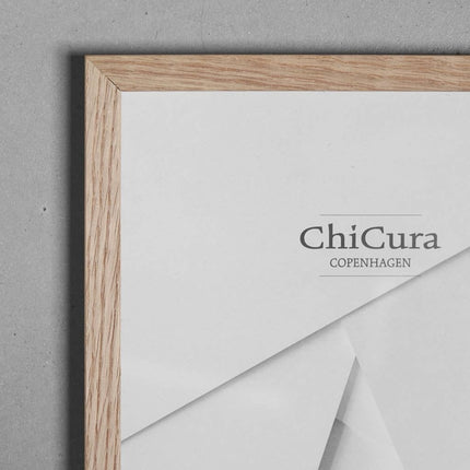Wooden Frame - Oak - Glass: A3 - Harman Shop & Atelier