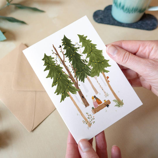 Christmas Card - Together in the Woods